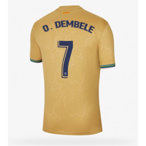 Barcelona Ousmane Dembele #7 Bortedrakt 2022-23 Kortermet Barcelona Ousmane Dembele #7 Bortedrakt 2022-23 Kortermet